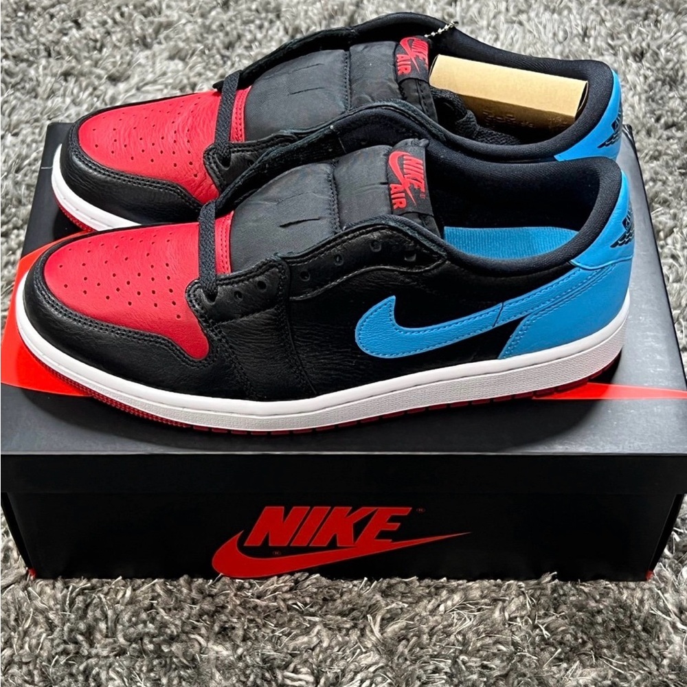 New Nike Air Jordan 1 Low OG Retro UNC to Chicago W10/M8.5 CZ0775-046 NC to CHI